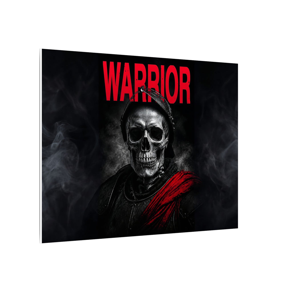 Warrior - Skull Painting | Canvas (Landscape)