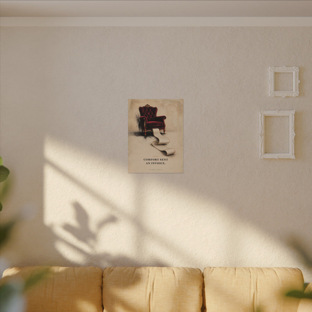 Comfort Sent an Invoice - Funny Wall Art | Canvas