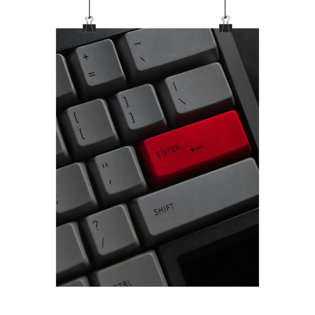 Press Enter - Office Artwork | Matte Poster