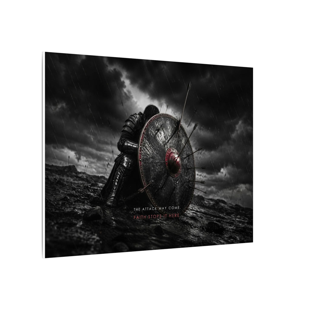 Shield of Faith - Armor of God Wall Art | Canvas (Landscape)