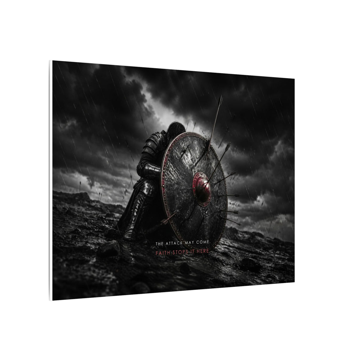Shield of Faith - Armor of God Wall Art | Canvas (Landscape)