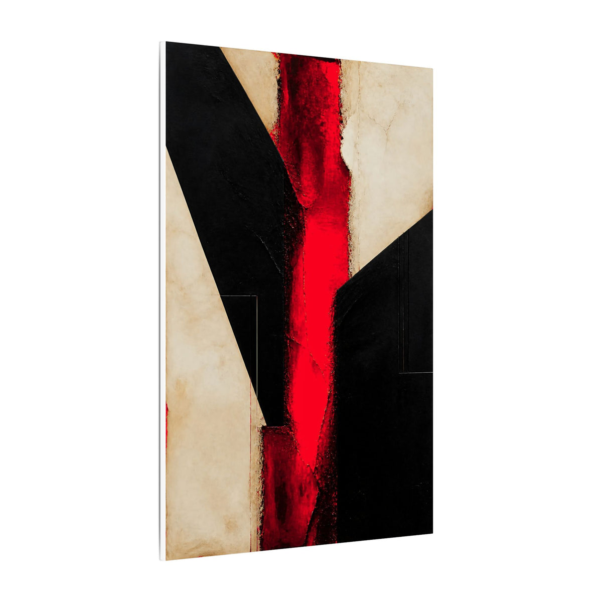 Controlled Fire - Red Wall Decor | Canvas