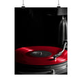 Red Vinyl - Mens Office Wall Art | Matte Poster