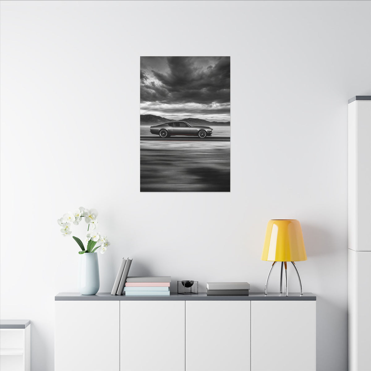 Open Road Velocity - Muscle Car Wall Art | Canvas