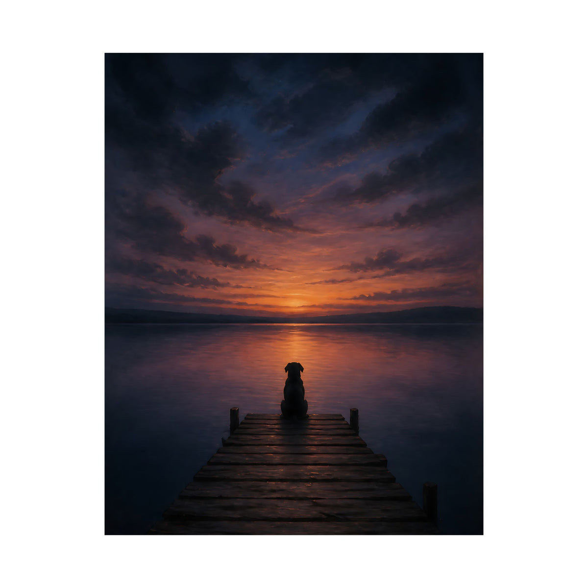 The Wait - Bedroom Wall Art | Matte Poster