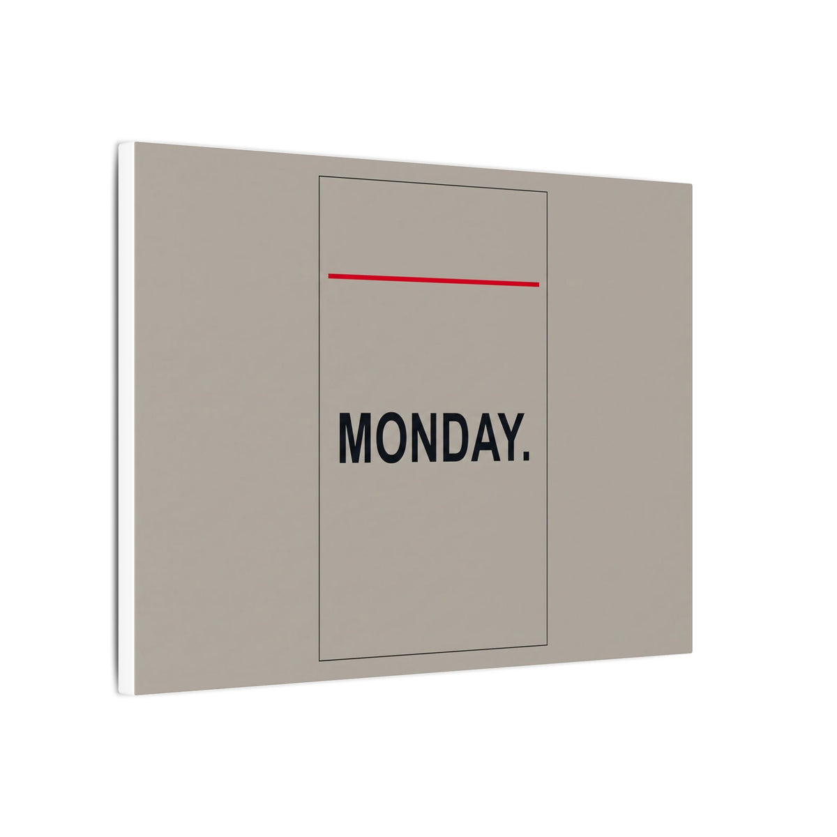 Monday - Office Wall Art | Canvas (Landscape)