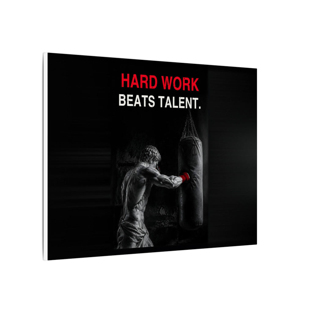 Hard Work Beats Talent - Boxing Wall Art | Canvas (Landscape)