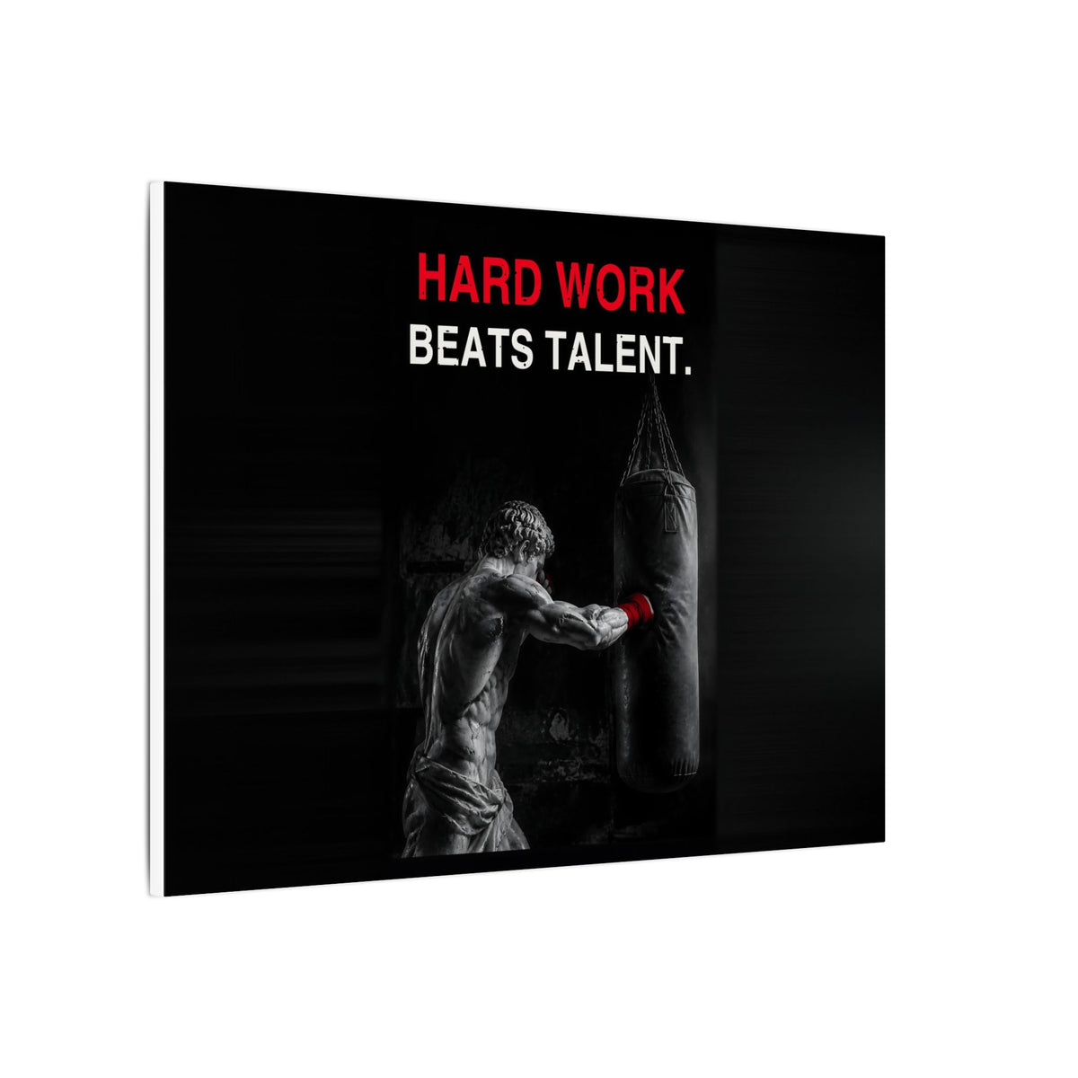 Hard Work Beats Talent - Boxing Wall Art | Canvas (Landscape)