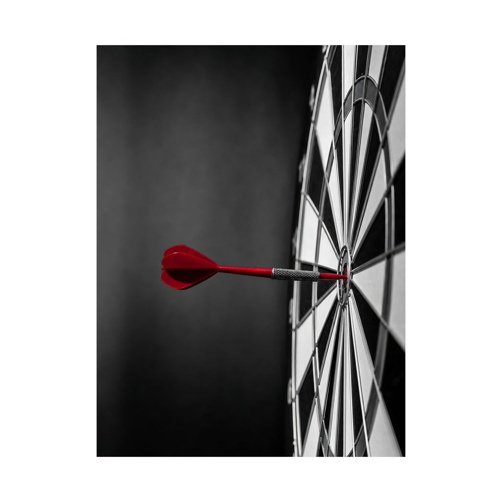 Dead Center - Mens Office Art | Matte Poster