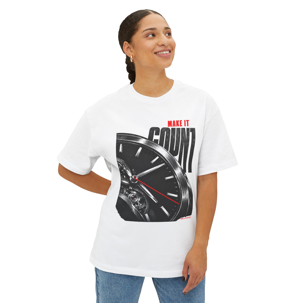 Make It Count | Heavyweight Tee (Front + Back)