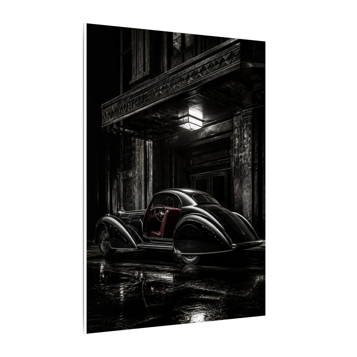 Art Deco Coupe - Art Deco Car Wall Art | Canvas
