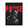 Pause - Smoking Skeleton Wall Art, Dark Gothic Man Cave | Canvas