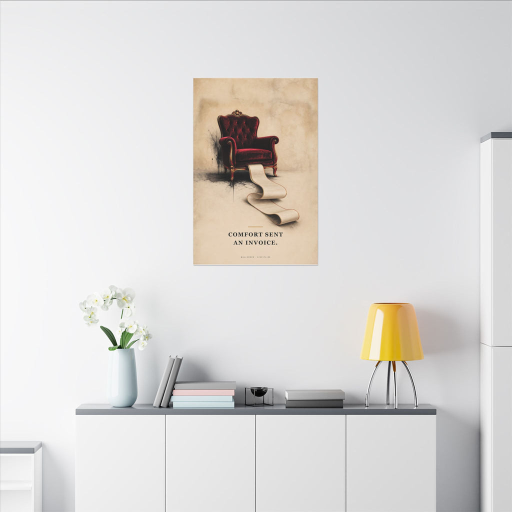 Comfort Sent an Invoice - Funny Wall Art | Canvas