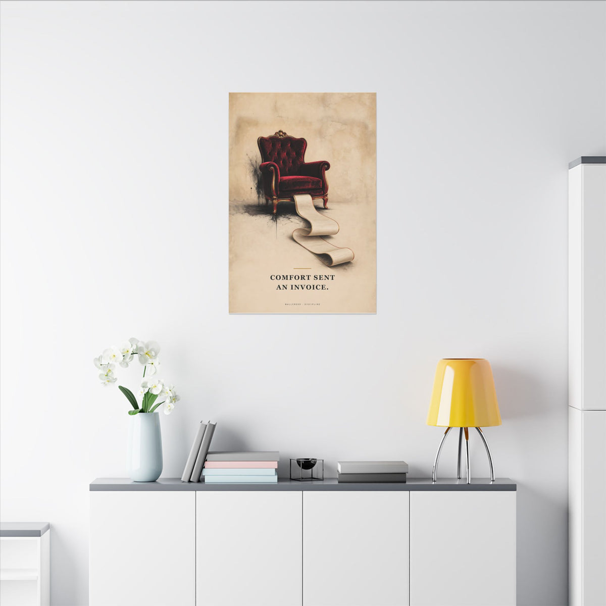 Comfort Sent an Invoice - Funny Wall Art | Canvas