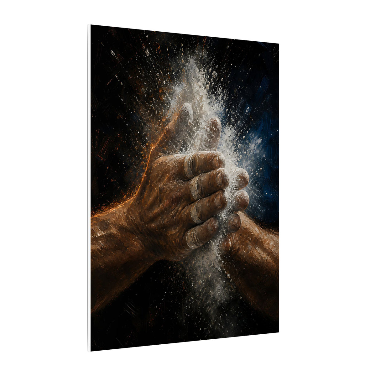 Chalk - Gym Wall Art | Canvas