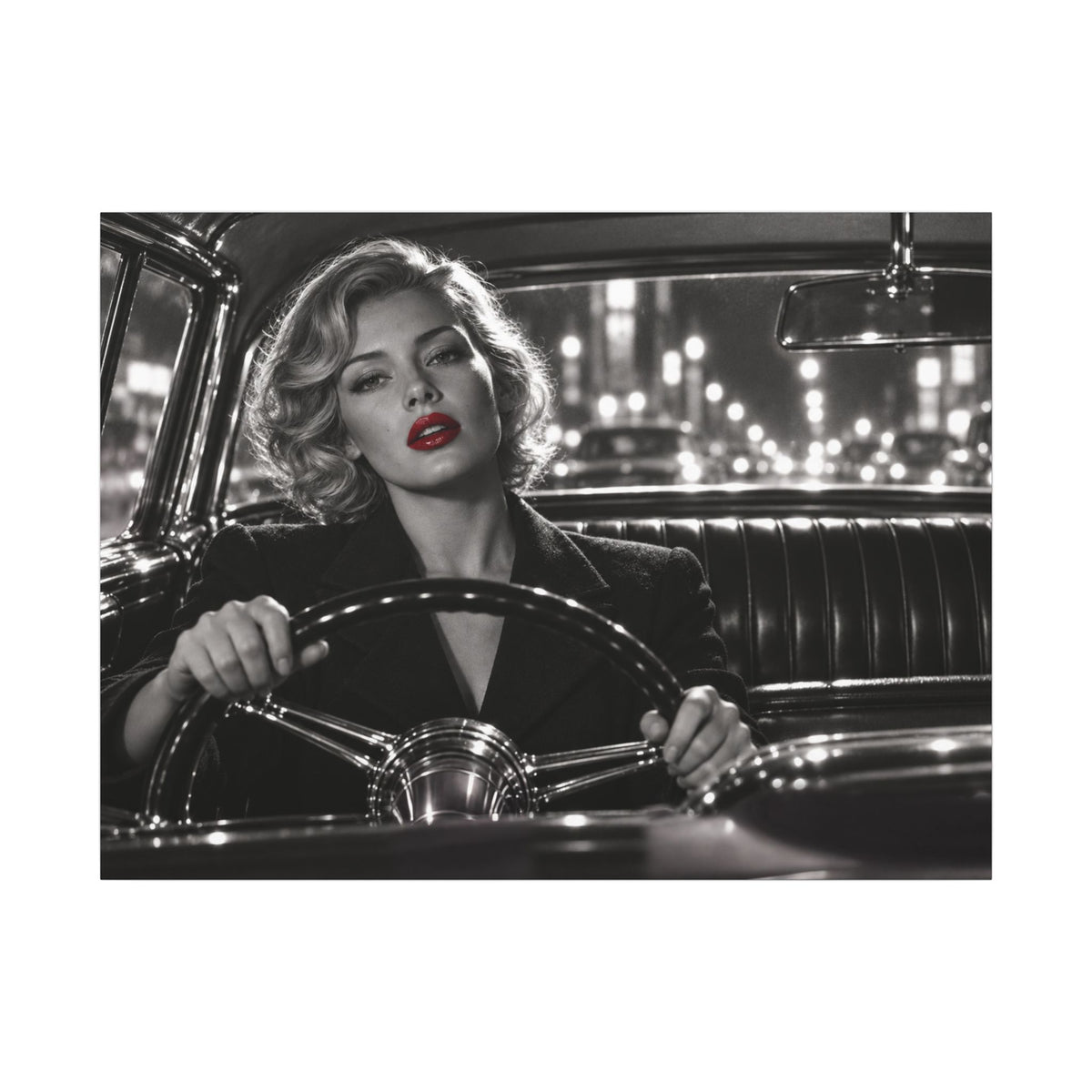 Night Drive - Bedroom Wall Art | Canvas (Landscape)