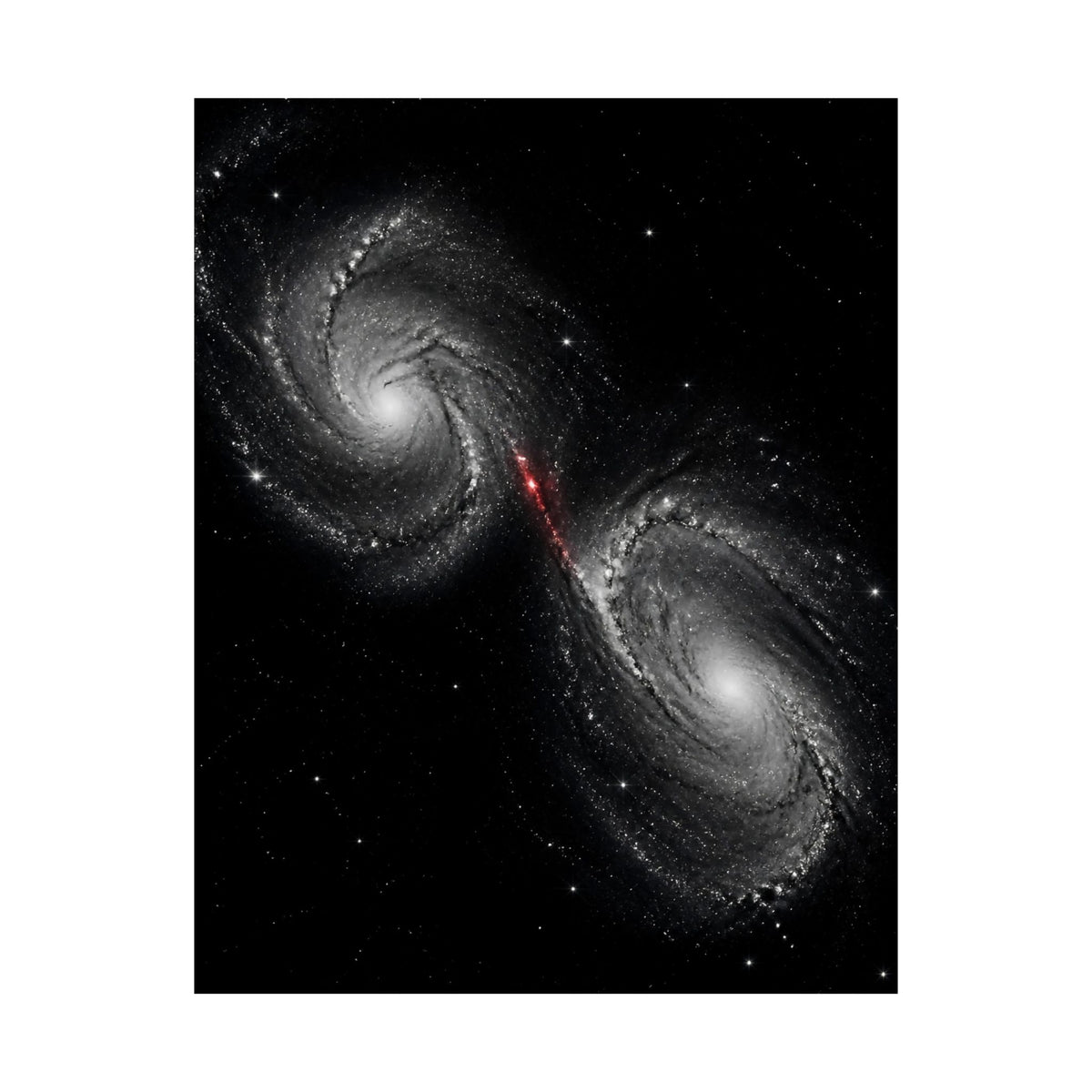 Collision Course - Space Wall Art | Matte Poster