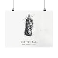 Get the Bag - Boxing Wall Art | Matte Poster (Landscape)
