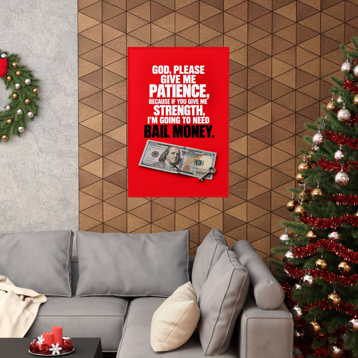 Bail Money - Meme Wall Art | Matte Poster