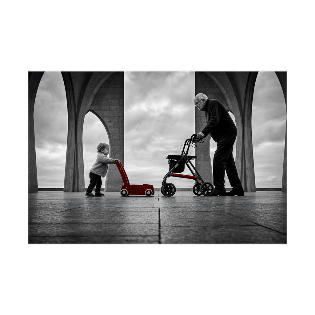 Between the Arches - Bedroom Wall Art | Matte Poster (Landscape)