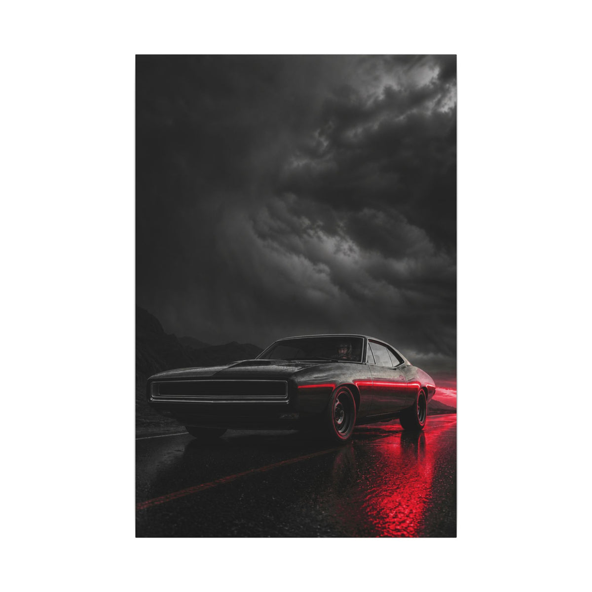 Desert Muscle - Muscle Car Wall Art | Canvas