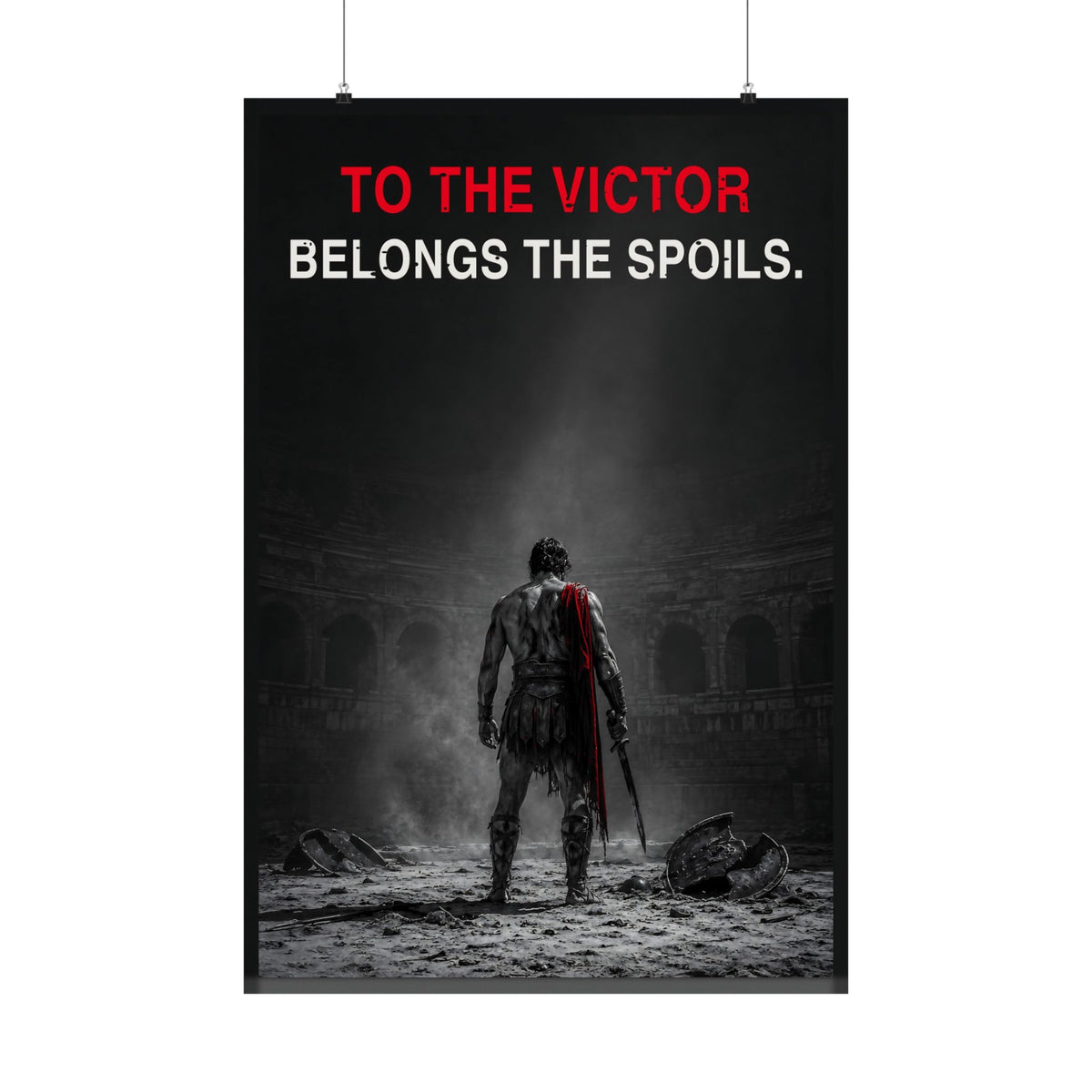 To the Victor - Gladiator Wall Art | Matte Poster