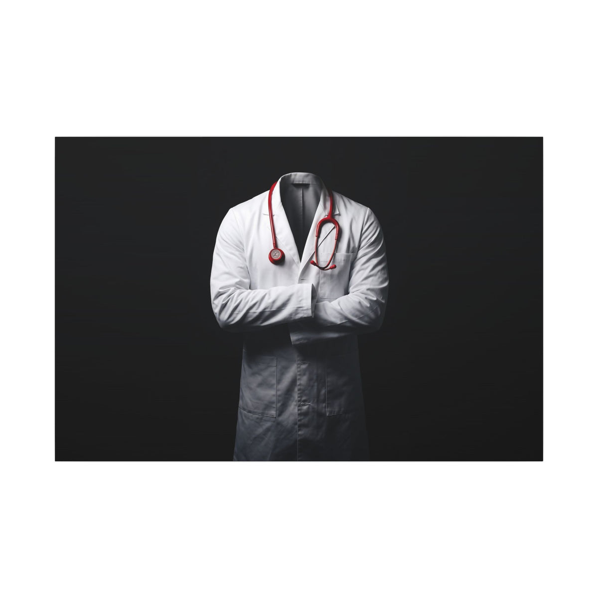 The White Coat - Doctor's Office Wall Art | Canvas (Landscape)
