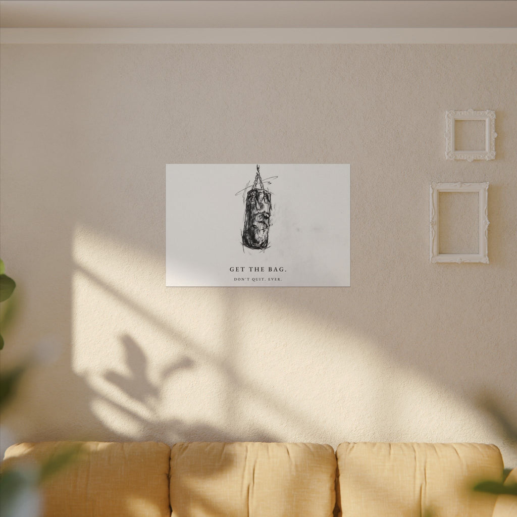 Get the Bag - Boxing Wall Art | Canvas (Landscape)