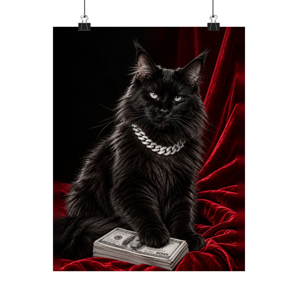 Cat Cash - Meme Wall Art | Matte Poster