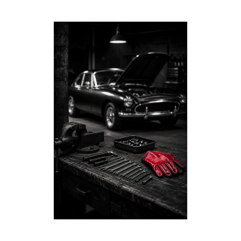 Built, Not Bought - Garage Wall Art | Matte Poster