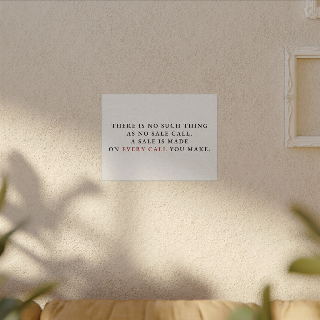 A Sale on Every Call - Office Wall Art Quotes | Canvas (Landscape)