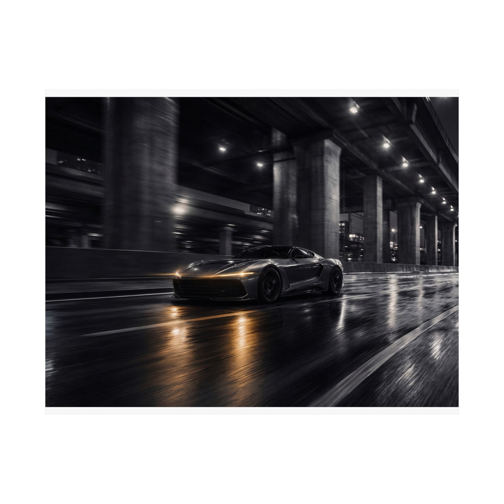 After Dark - Supercar Wall Art | Matte Poster (Landscape)