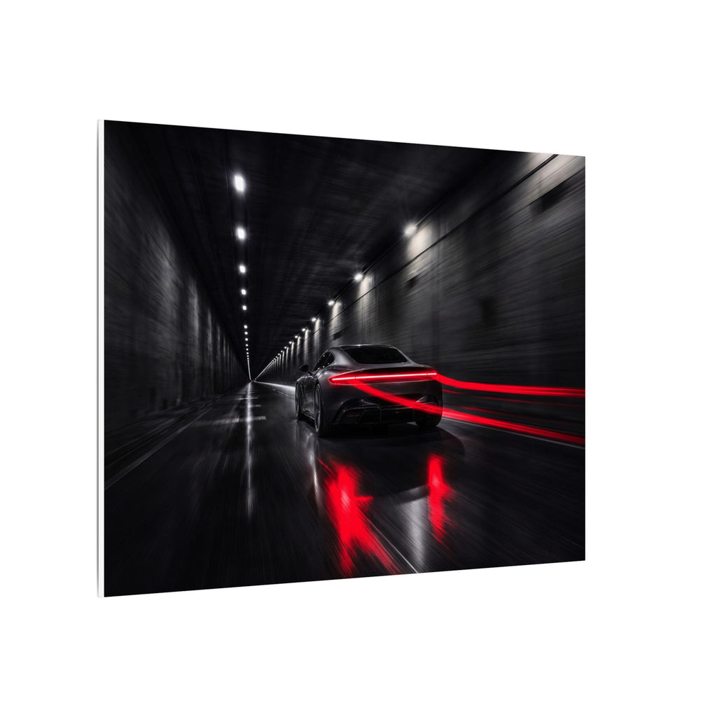 Redline Tunnel - Racing Wall Art | Canvas (Landscape)