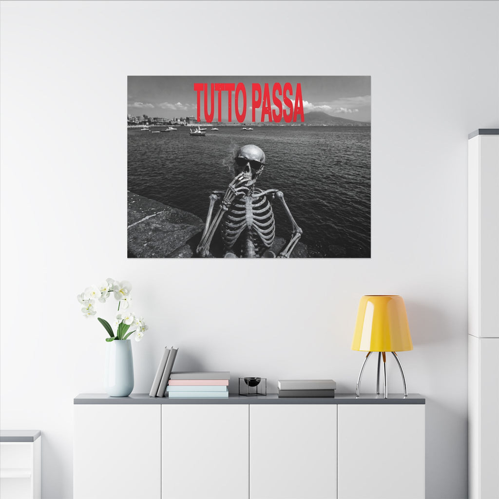 Tutto Passa - Skeleton Painting | Canvas (Landscape)