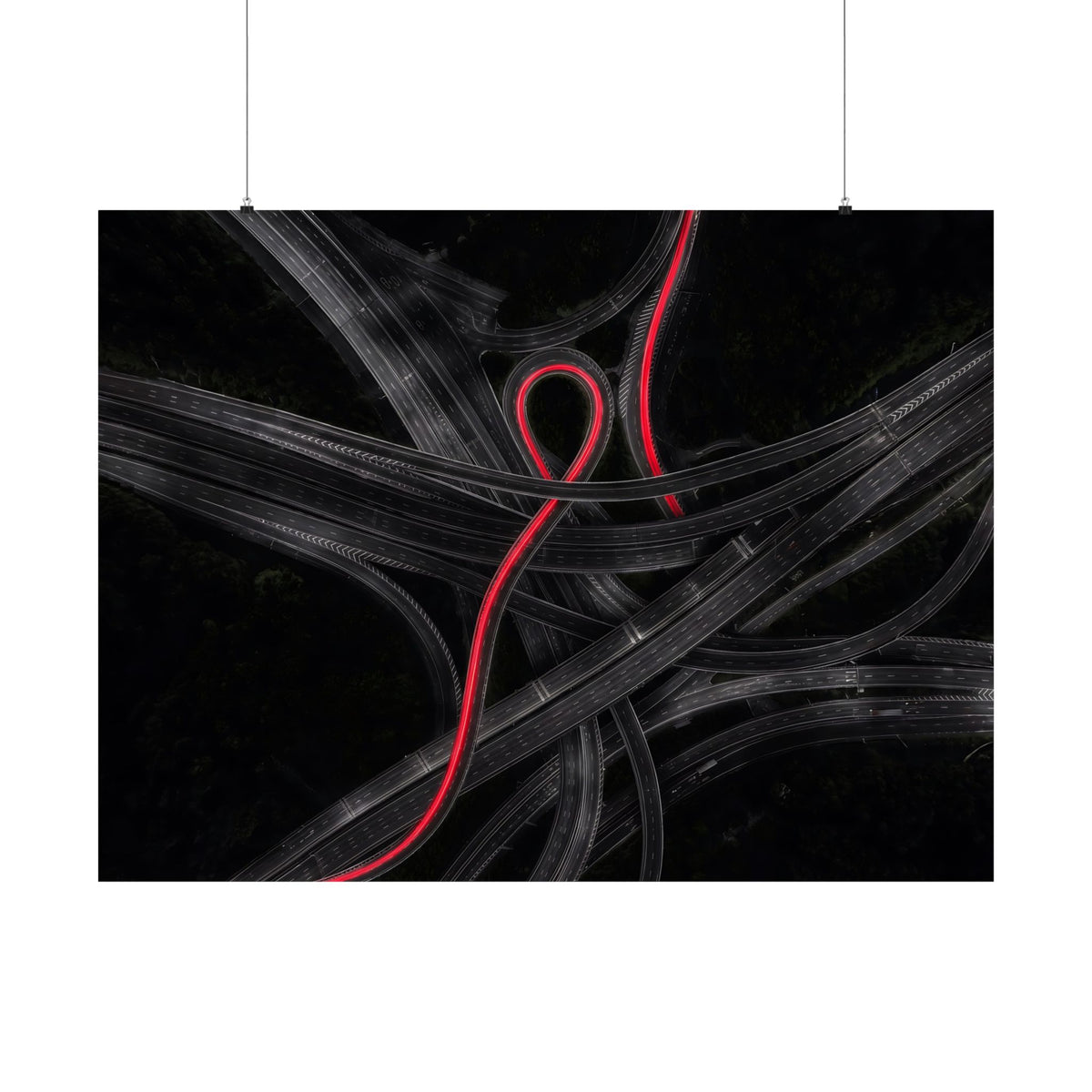 The Route - Car Wall Art | Matte Poster (Landscape)