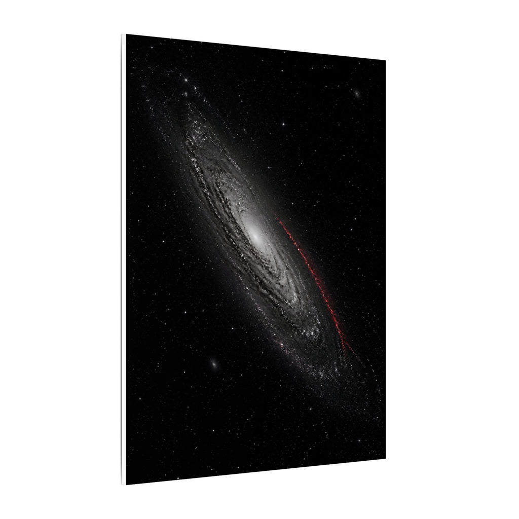 Crimson Orbit - Space Wall Art | Canvas