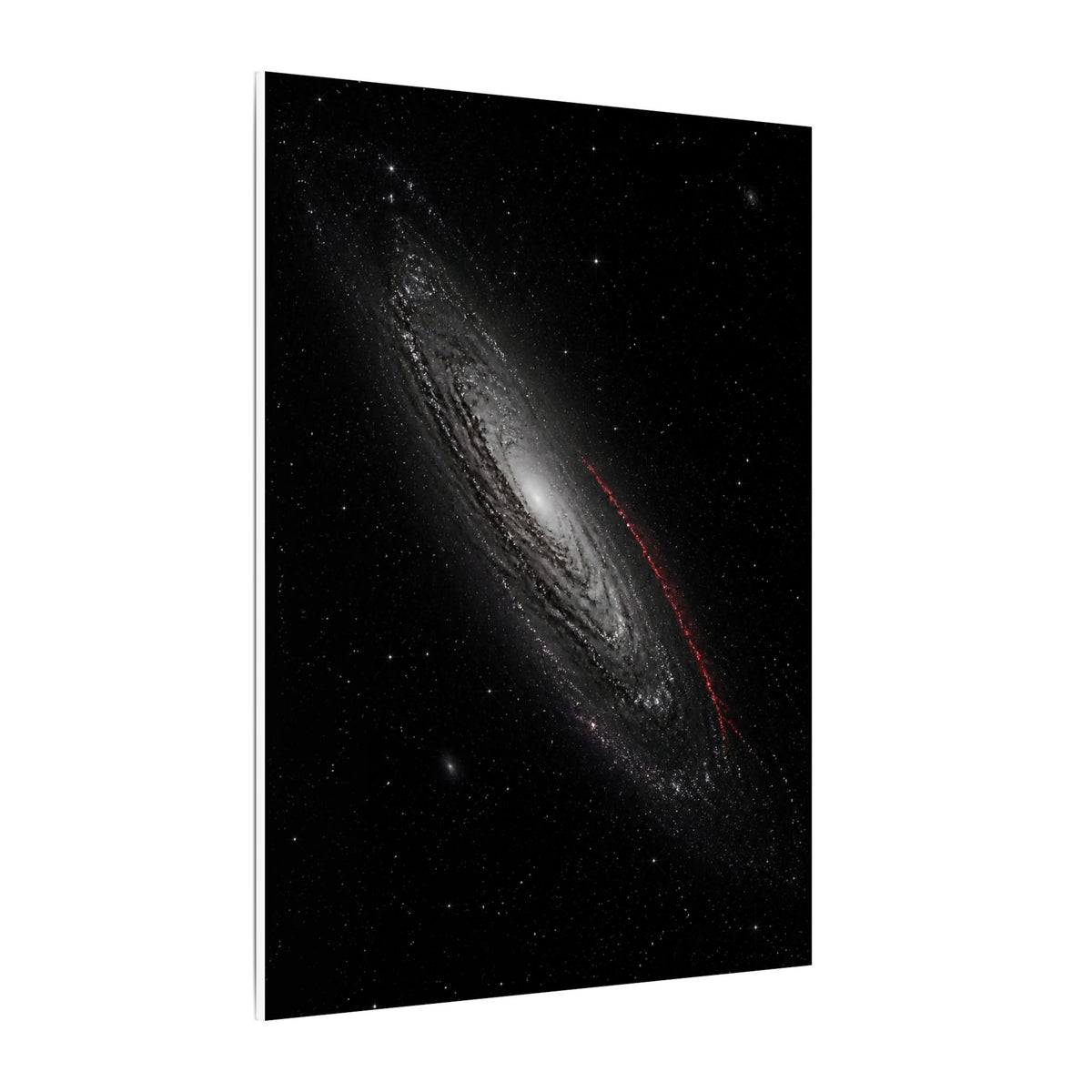 Crimson Orbit - Space Wall Art | Canvas