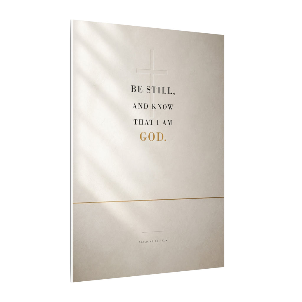 Be Still - Psalm 46:10 Bible Verse Wall Art | Canvas