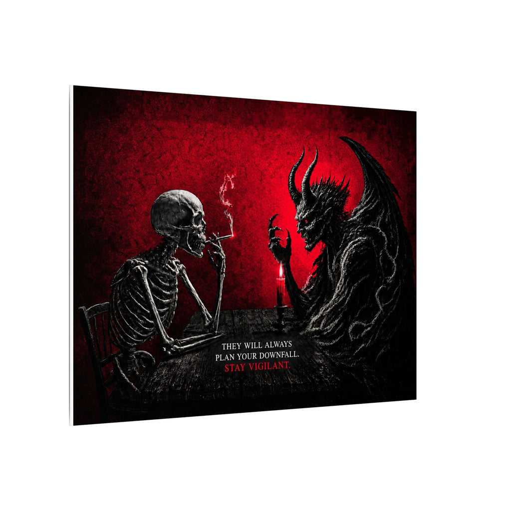 Stay Vigilant - Dark Wall Art | Canvas (Landscape)