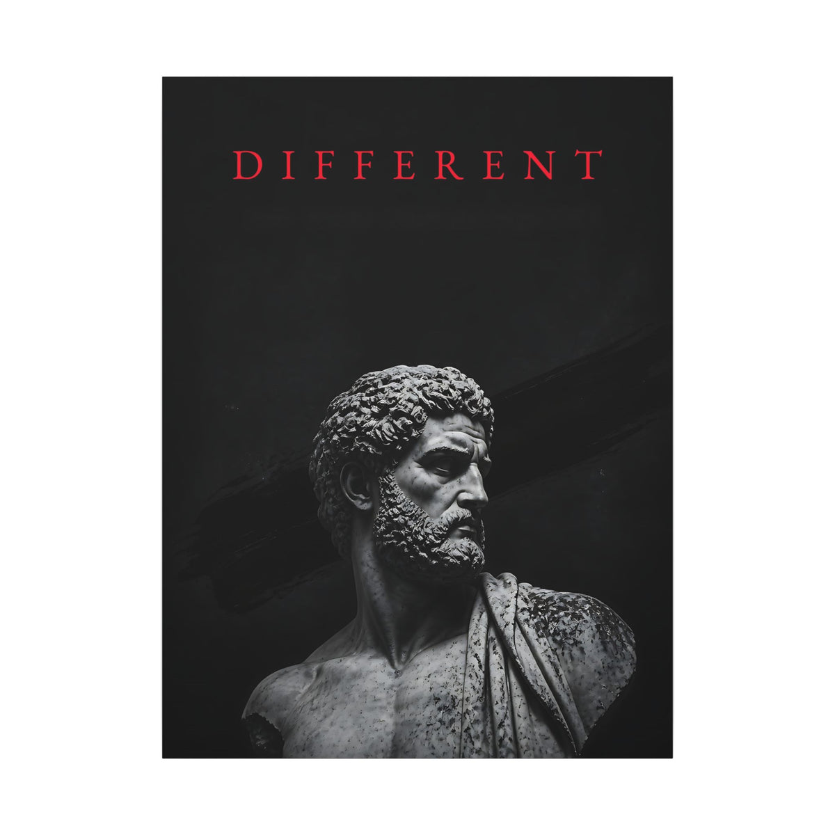 Different - Dark Wall Art | Canvas