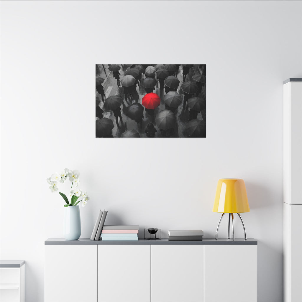 One in the Crowd - Office Wall Art | Canvas (Landscape)