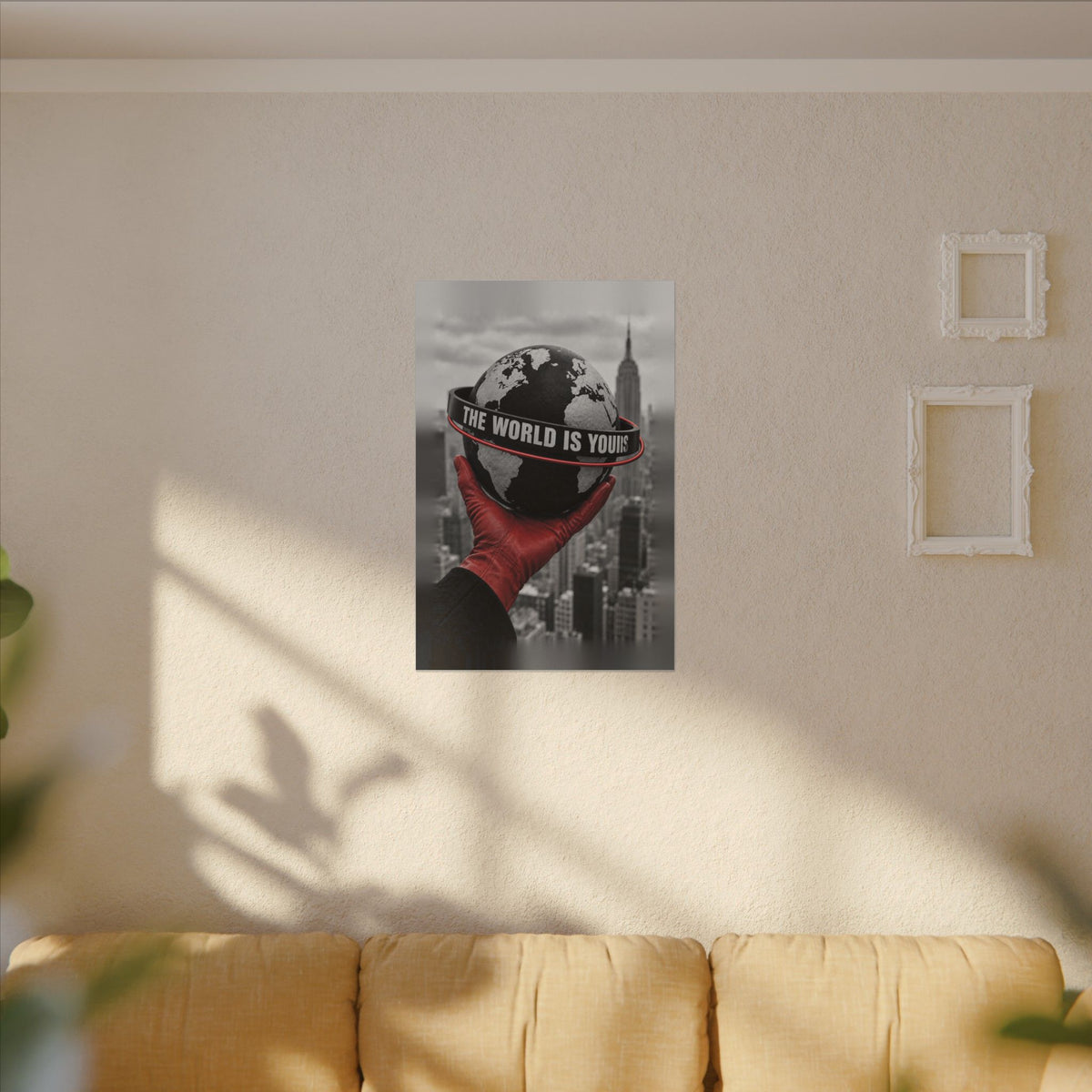 The World Is Yours - Money Wall Art | Canvas