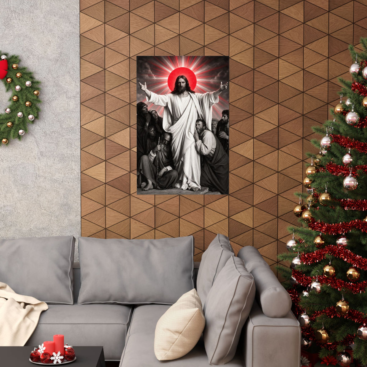 Christ and the Disciples - Christian Wall Art | Matte Poster