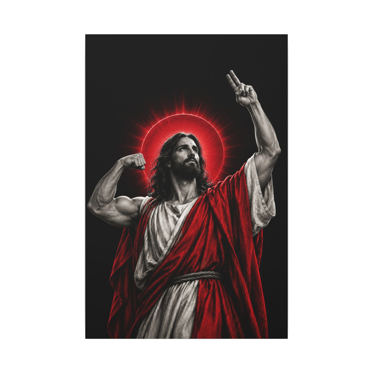 Faith and Iron - Gym Wall Art | Canvas