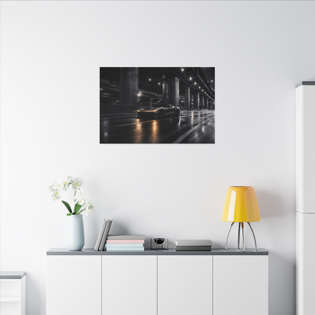After Dark - Supercar Wall Art | Canvas (Landscape)