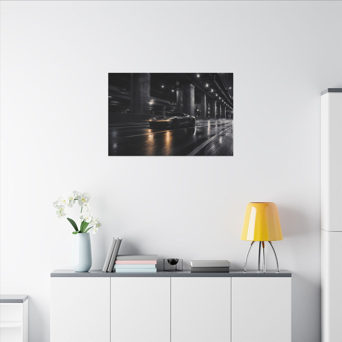 After Dark - Supercar Wall Art | Canvas (Landscape)