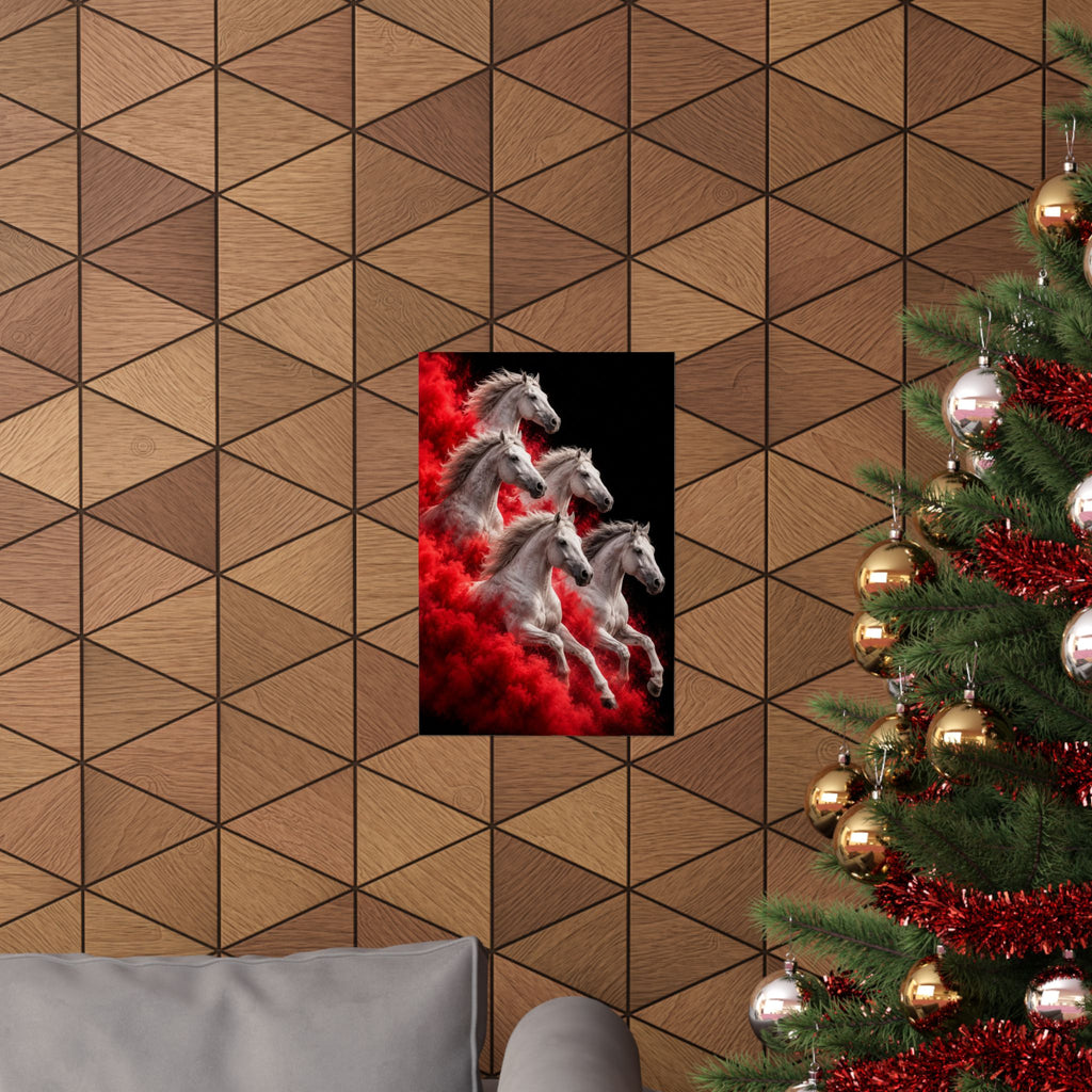Stampede - Horse Wall Art | Matte Poster