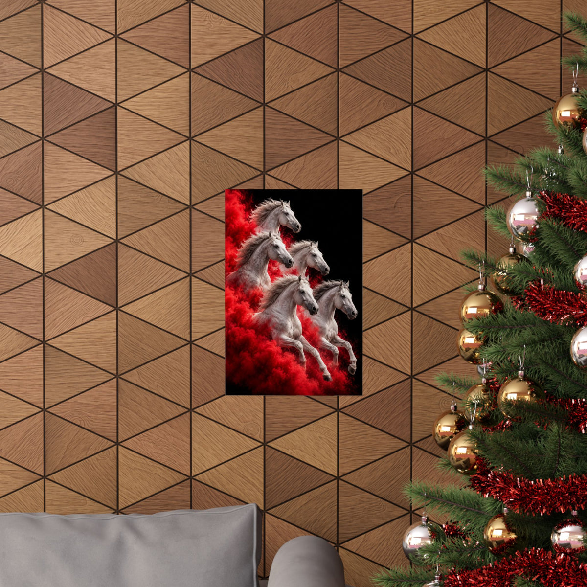 Stampede - Horse Wall Art | Matte Poster