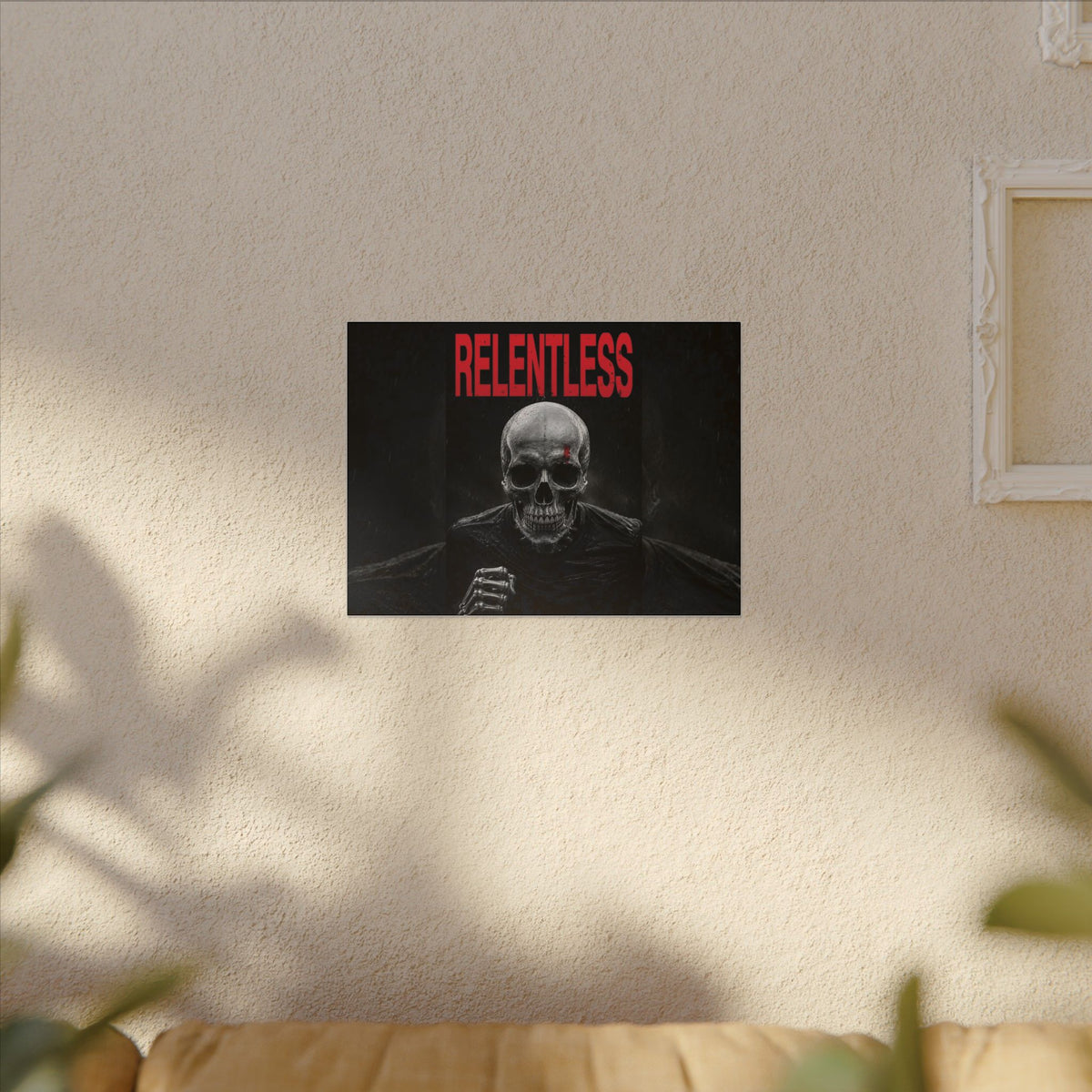 Relentless - Skull Wall Art | Canvas (Landscape)