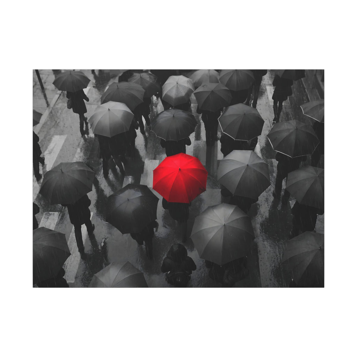 One in the Crowd - Office Wall Art | Canvas (Landscape)